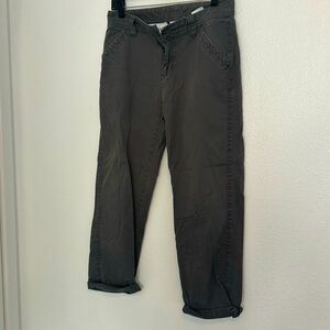 Grey Columbia cuffed jeans